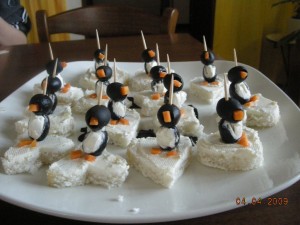 Antipasti Di Natale Divertenti.Antipasto Sfizioso Pinguini Dire Fare Condividere